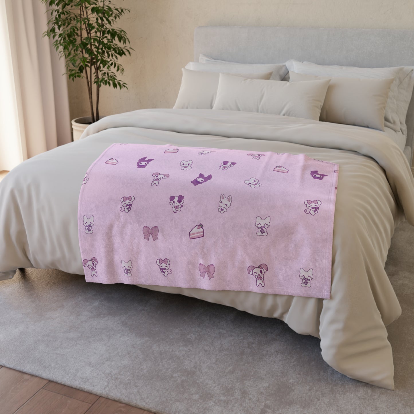 Character Assortment Polyester Blanket