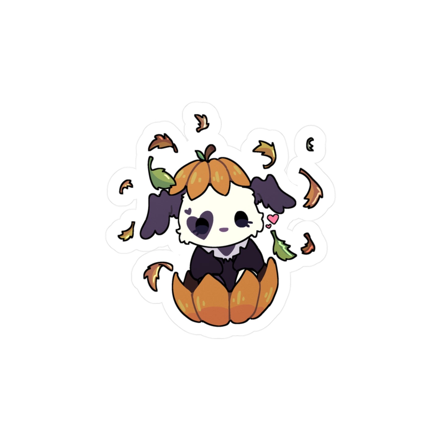 Grim Pumpkin Simple Sticker